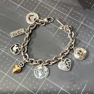 Brighton Peace Charm Bracelet